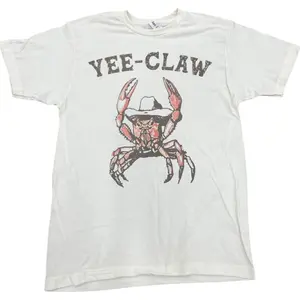 Yee-Claw Cowboy Crab Graphic T-Shirt