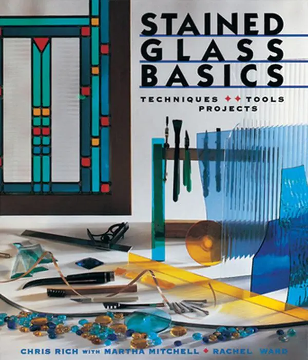 Used Good/Like New Art Tutorial Book - Stained Glass Basics: Techniques, Tools, Projects by Chris Rich (English Paperback)