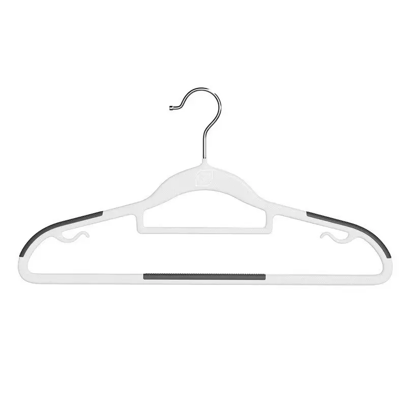 10PCS Upgraded No Shoulder Bump Non-Slip Hangers  | Ultra Slim Space Saving Heavy Duty Closet Clothing Hangers