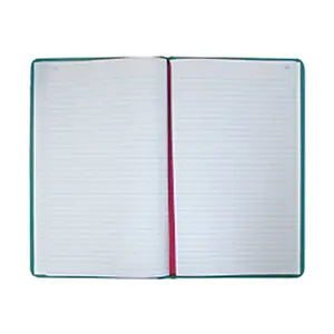 Rediform A66150R 12.125 x 7.625 in. Green Cover Tuff Series Record Book, White - 150 Pages