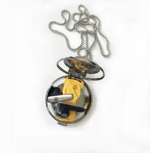 Necklace Bluetooth Earbuds Stress Anxiety Pressure Relieving Toy  Built-in Microphone Noise Cancellation Wireless Metal Audio Earphones