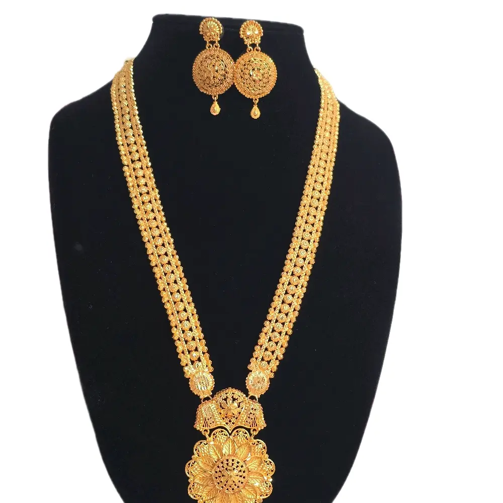 Traditional Nepali Desi Rani Haar Earrings Set