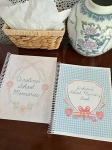 School Memory Spiral Bound Book