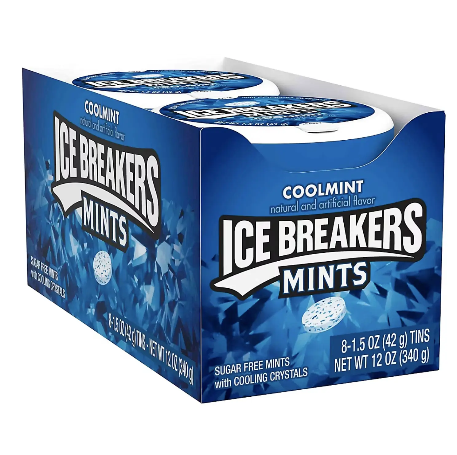 Ice Breakers Mints Sugar-Free Cool Mint, 8 pack