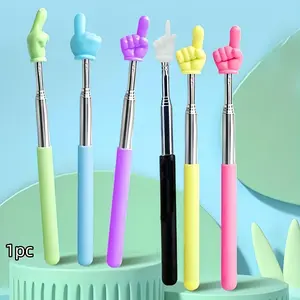 Expandable Classroom Teaching Pointer Stick, Portable Whiteboard Demonstration Tool, Easy Storage Reading Rod for Elementary School Teachers, Classroom Supplies, Portable Design, Expandable Length