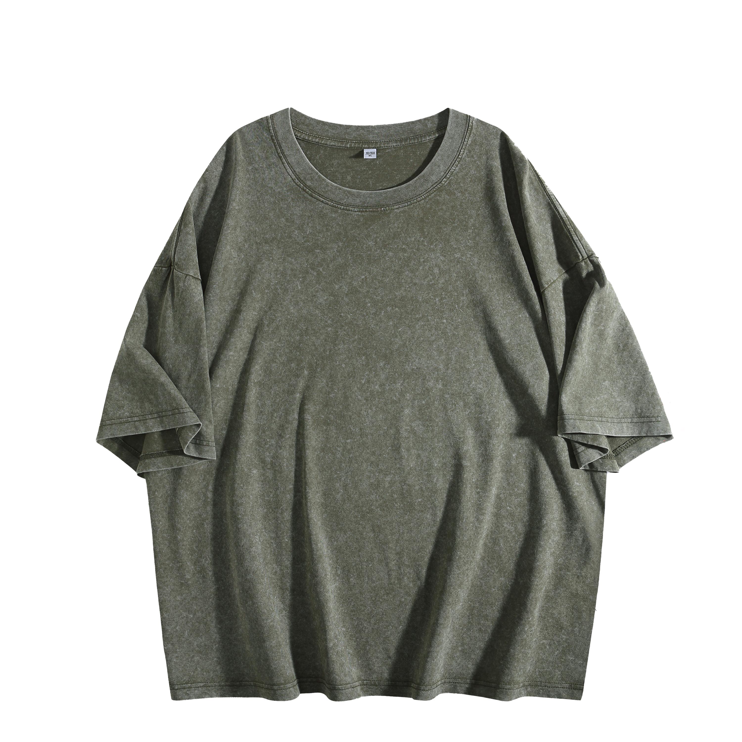 1 pack Washed Cotton T-Shirt 10+ Colors Gift For Mom Soft Casual Everyday Essential Spring 2026 Basic Breathable