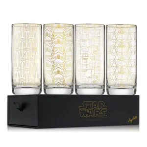 Star Wars Limited Edition Deco Collection Tall Glasses, Set of 4