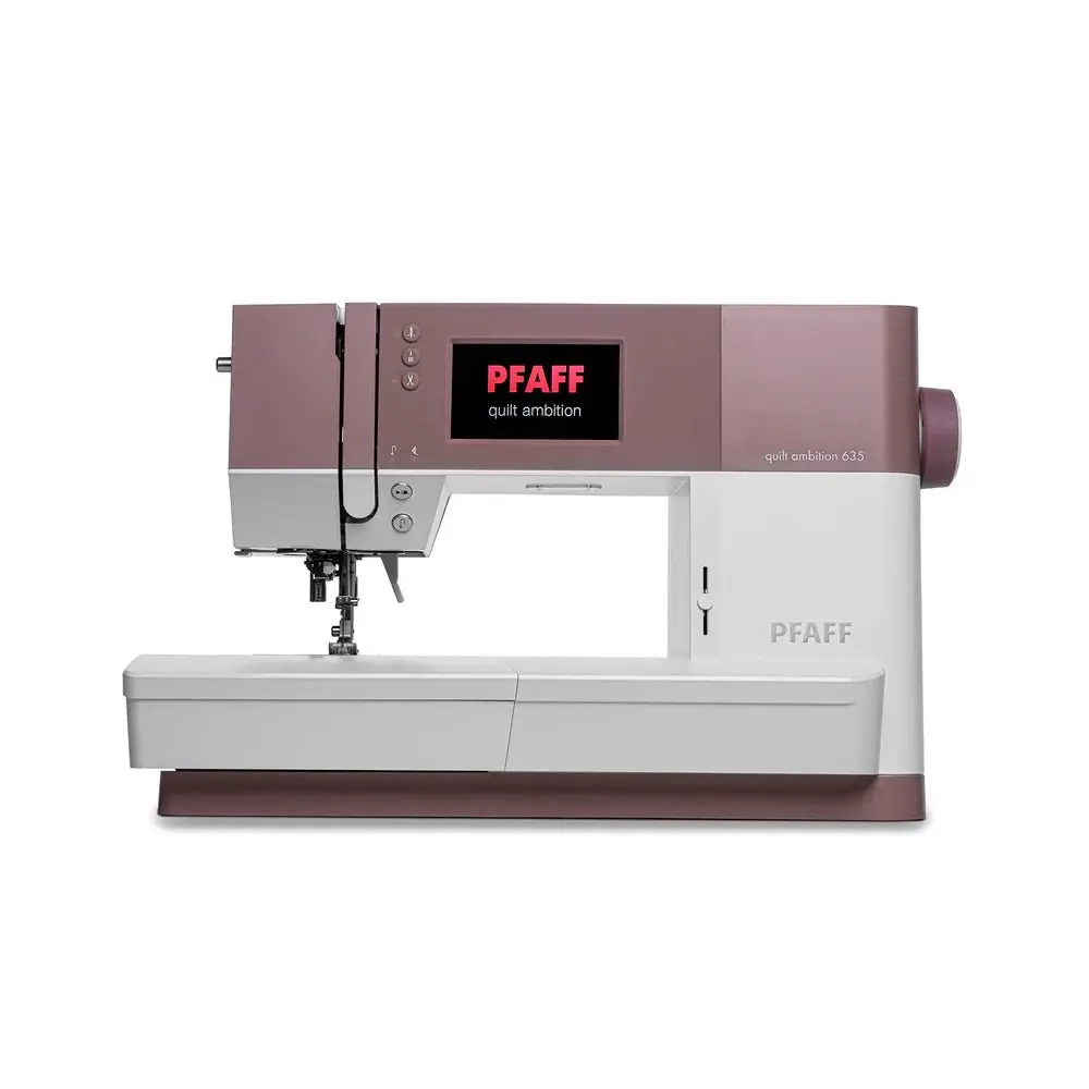 PFAFF Quilt Ambition 635 Modern Quilting Sewing Machine - 201 Built-in Stitches, 95mm x 54mm Workspace, Dual Feed, Touchscreen, All-Season Use, 0% Financing Available, Call for Authorized Dealer Best Price, Everyday Projects, Consistent Stitch Formation