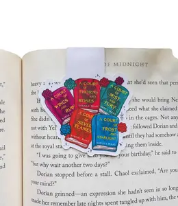 Acotar Series Cozy Magnetic Bookmark - Unique High-Quality Designs for Book Lovers & Booktok Readers - Perfect Gift for Her - Submerge into the Bookish World with Magnet Closure