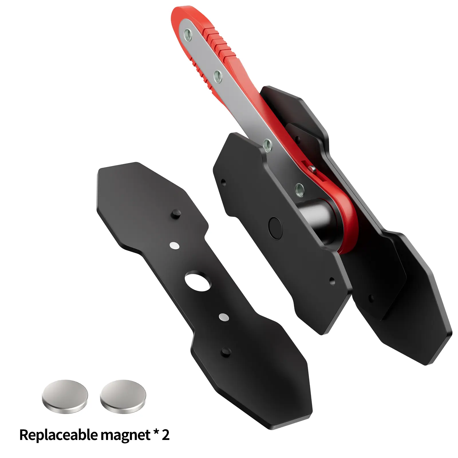Brake Caliper Compression Tool – Heavy Duty Brake Pad Spreader Tool with Ratcheting Handle & Rib-Reinforced Plates – Caliper Piston Compressor Tool for Cars, SUVs, and Light Trucks