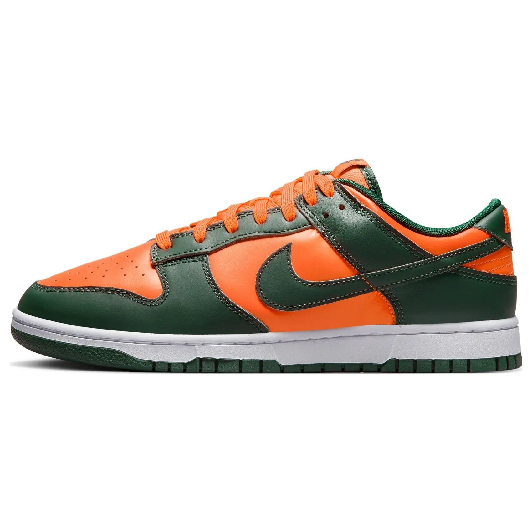 Nike Dunk Low Miami Hurricanes' Retro Skate Shoes Men's DD1391-300