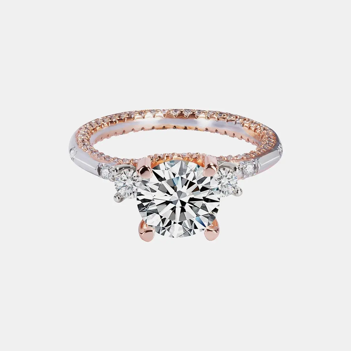 【18】QuicklyDelivery，NOBonus-VERONA Synthetic Moissanite Ring – Elegant and Timeless Design, Perfect for Wedding, Engagement, Anniversary, or Valentine’s Day Gift for Women