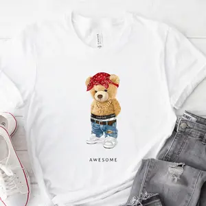 Drip Bear Graphic Shirt, Aesthetic Bear Shirt, Unisex graphic t-shirt, The Bear Series Shirt