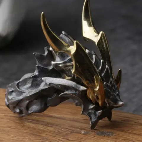 Punk Dragon Design Cuff Ring, Dark Aesthetic Rings, Statement Rings, Punk Style Ring, Fashion Accessories for Both Men & Women, Fashion Jewelry for Party, Daily Clothing Decor, Trendy All-match & Exquisite Jewelry for Birthday Gift