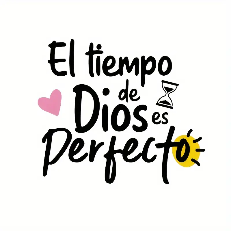 Inspirational Spanish Bible Sayings Sticker Bottle Sticker Laptop Sticker Refrigerator Sticker Car Sticker Decal For Cars Car Decals