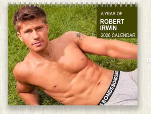 Robert Irwin 2026 Calendar, Wildlife Conservation Celebrity Planner, Nature & Animal Lover Gift, Zoo Fan Wall Art, Holiday Gift Idea