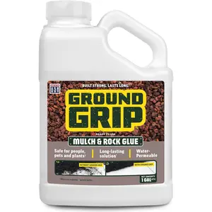 Ground Grip Mulch & Rock Glue 1 Gallon