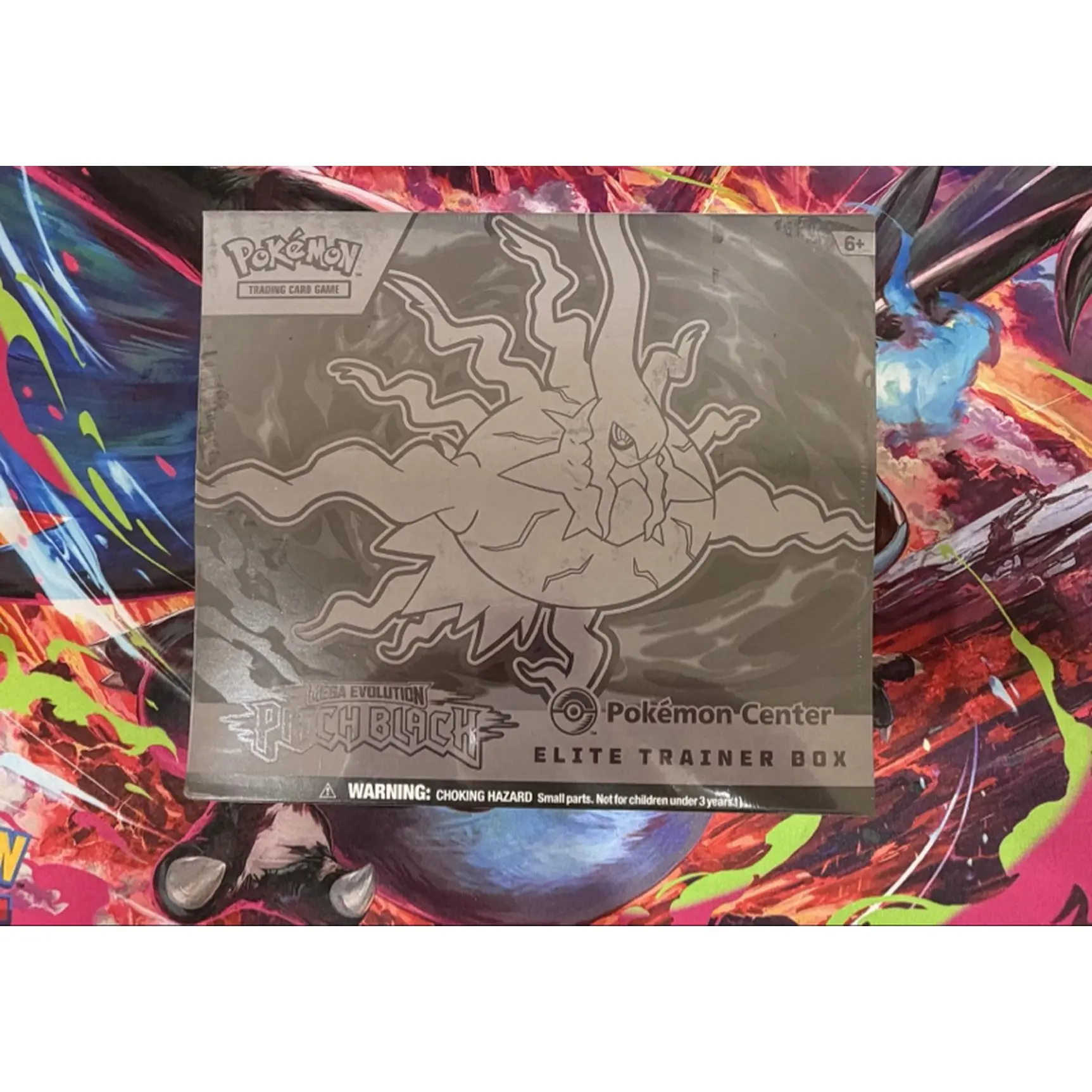 Pokemon Center Pitch Black Elite Trainer Box - Official Trading Card Game Product, Card Storage Box, Trading Card Storage