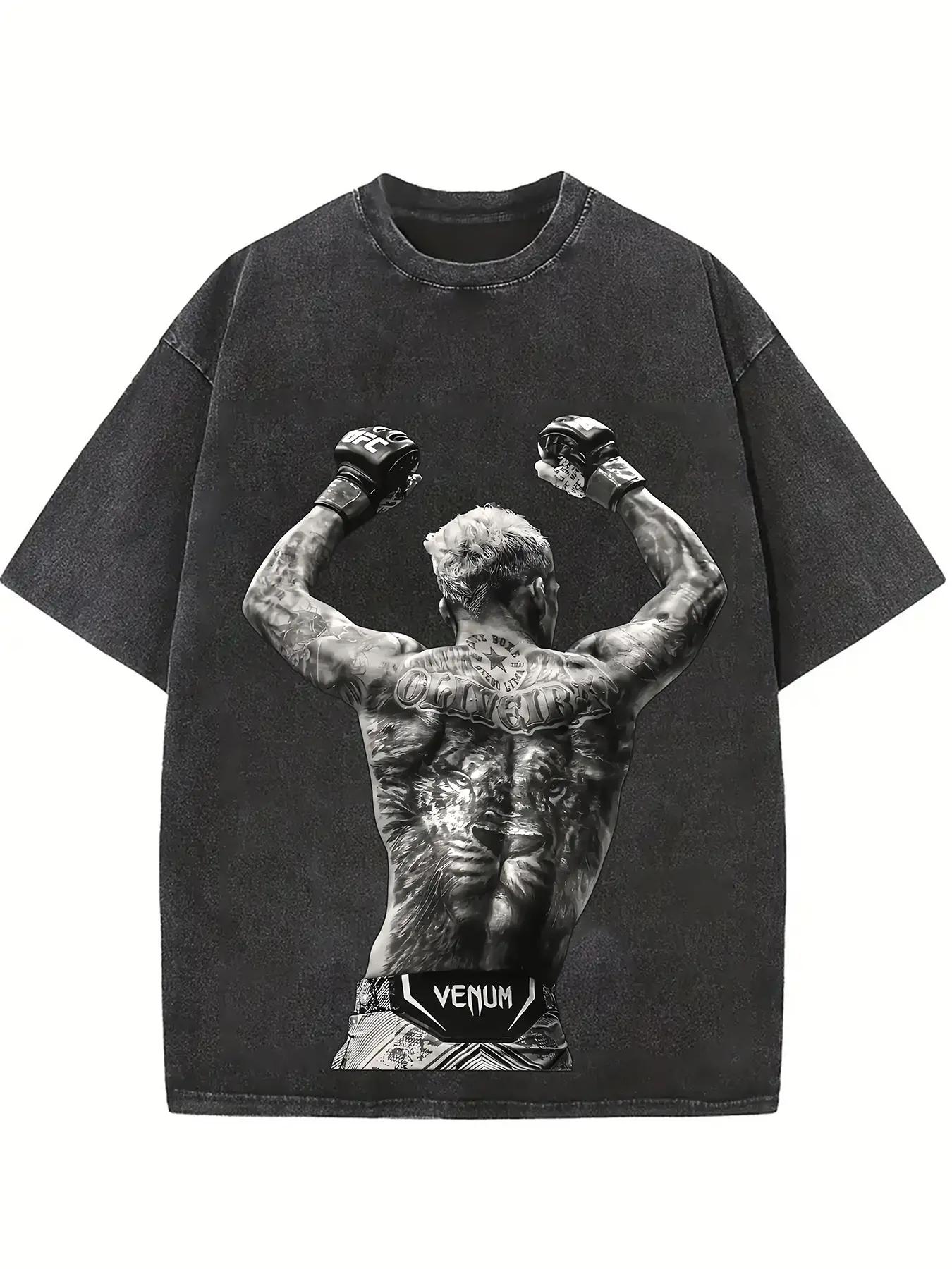 CHARLES OLIVEIRA V2 TEE , Boxing T-shirt, Fighter Tee, Boxer Shirt, Sports Shirt, Boxing Merch, Vintage Boxing Tee, Graphic Boxing Champ T-Shirt