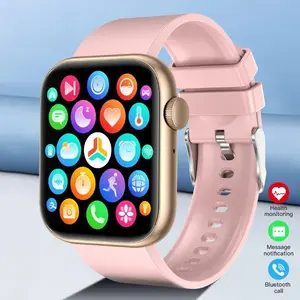 Women's Full Touch Screen Smart Wristwatch - Bluetooth Calling, Waterproof, Sport Fitness Monitor, Wearable Device for Android Phones & Electronics,summervibes