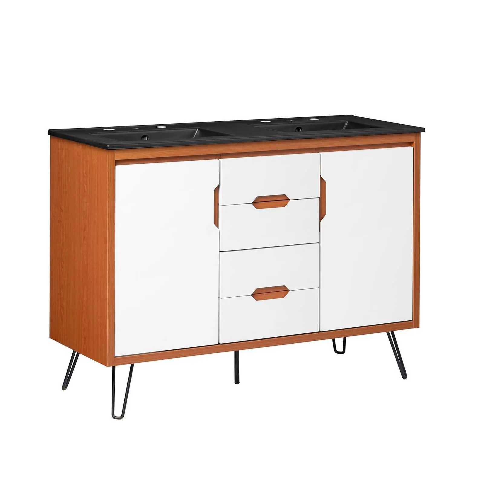 Energize 48" Double Sink Bathroom Vanity, EEI-5809