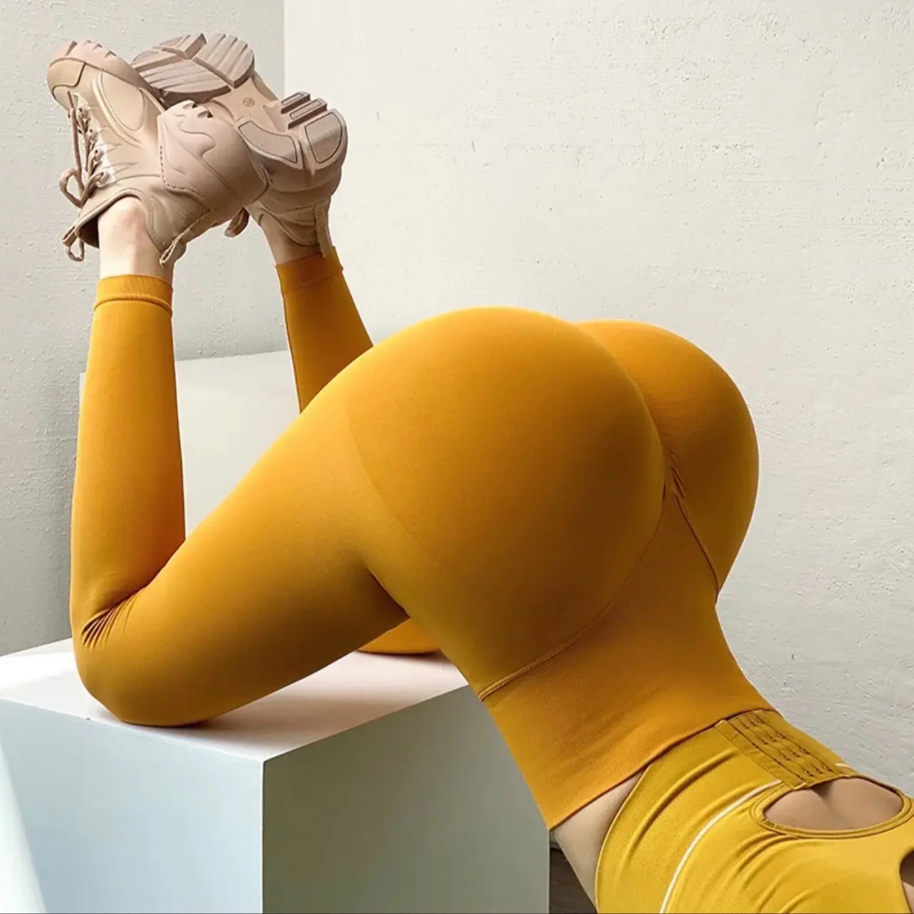 Super Stretchy Sport High Waist Workout Gym Booty Tights for Women