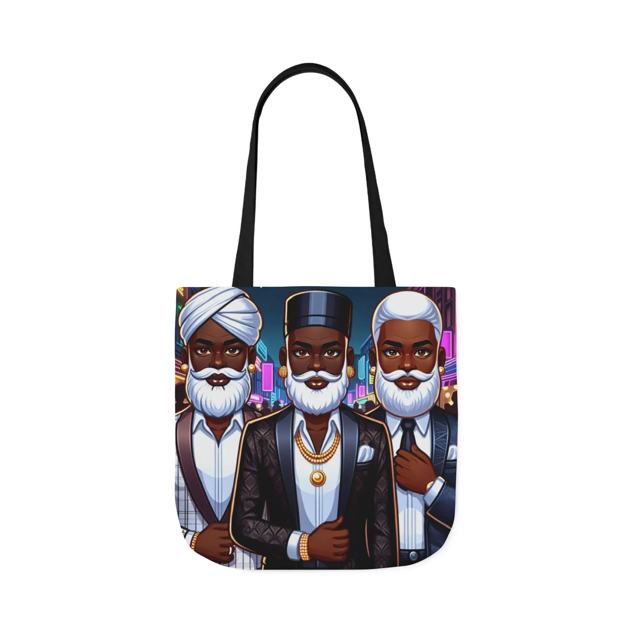 Three Wise Men Canvas Tote Bag: Reusable Christmas Shopper