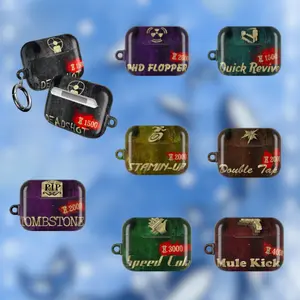 Call of Duty "Zombies Perks" Nostalgia AirPods Case | Quick Revive, Speed Cola & Mule Kick | Grunge Gamer Aesthetic Cover for AirPods 1/2/3/4 & Pro