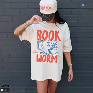 Bookworm Shirt, Shirt, Book worm Tee, Bookish Shirt, Book Lover Gift, Literary Girl Tee, Comfort Colors Tee for  Book Lovers