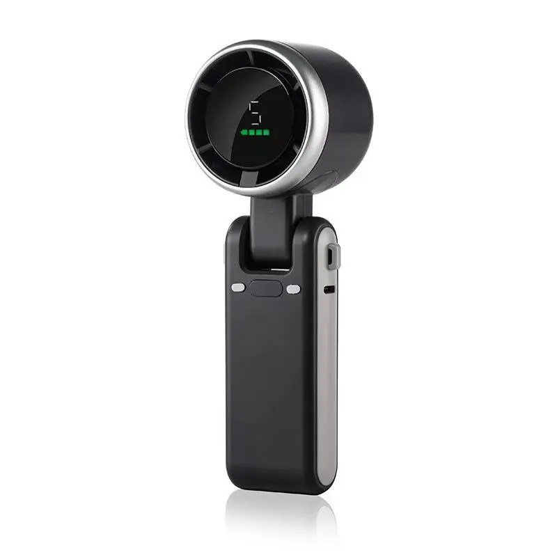 Portable Handheld Turbo Fan - Cordless Rechargeable, Multifunctional Cooling Fan with 5 Gear Wind, Up to 12 Working Hours, 3-in-1 for Outdoor Activities, Travel, Cordless Rechargeable Fan