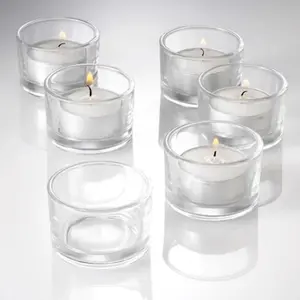 NIB Glass Tea Light Holders
