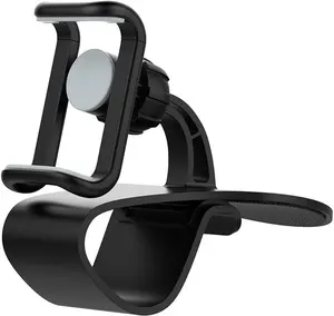 Dashboard Mount Phone Holder in Car Flexible Clip Universal Stand Bracket Support for 4 to 6 inch Mobile Smartphones