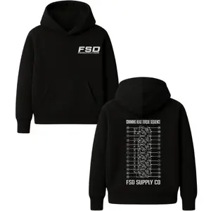 FSD Supply Co Torque Diagram Hoodie – Black Automotive Graphic Pullover Featuring Engine Head Torque Sequence Blueprint, Mechanic Streetwear Hoodie for Truck & Garage Fans