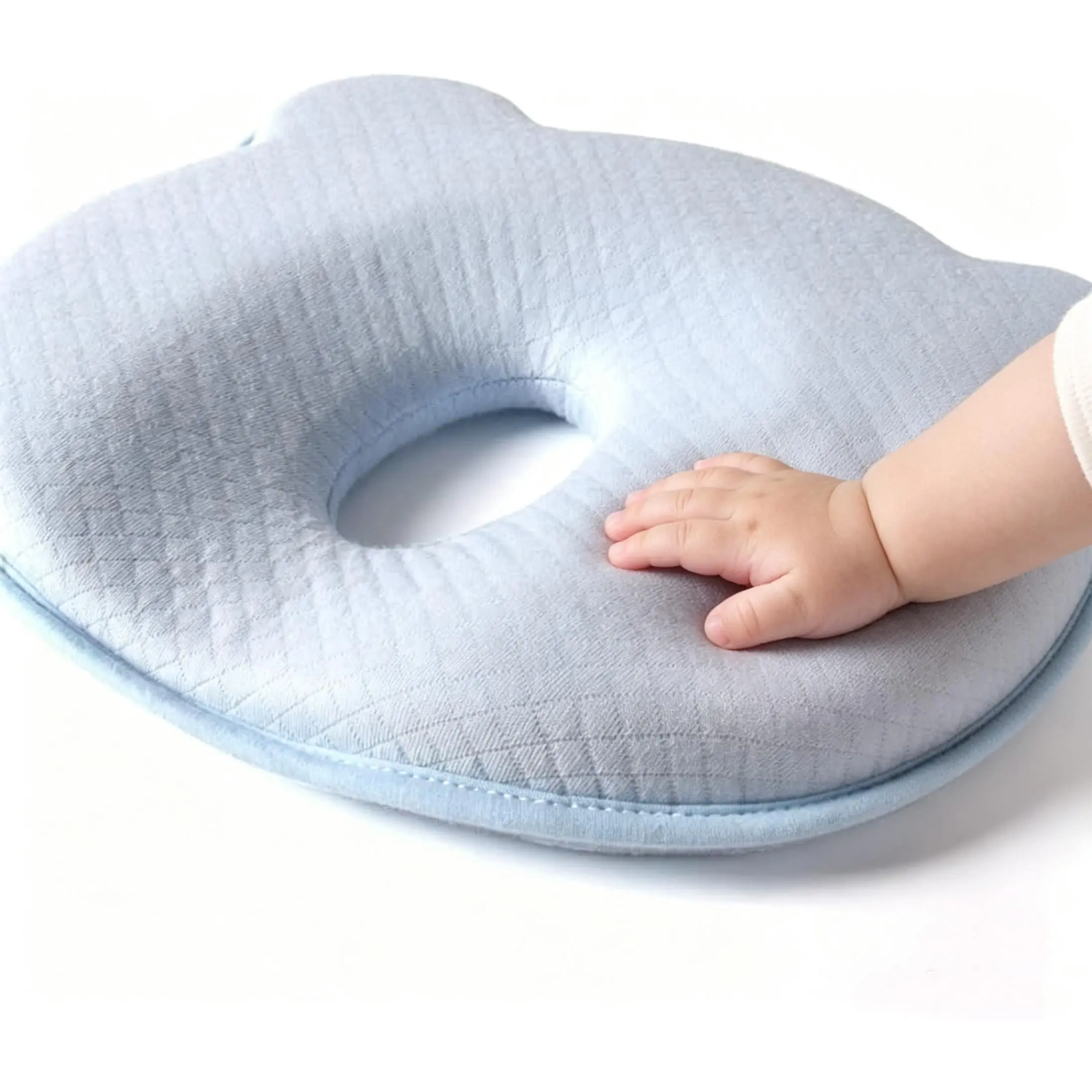 Cartoon Animal Memory Foam Baby Pillow for Newborns, Gentle Head Relief and Neck Support, Ultra-Soft Breathable Sleep Pad for Camping, Animals, 0 - 3 Months, Bedding, Eases Baby's Head Pressure, Newborn Baby