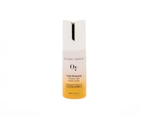 Organic Therapy Triple Hydrating Vitamin C&E Serum with 2% Plant Collagen & Hyaluronic Acid for Radiant Skin Repair 250g