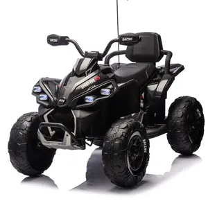 24V Kids Ride On Electric XXXL ATV W/parents Control,Four-wheel shock absorber,English storytelling function,Music,Lights,USB,MP3,Power display,Bluetooth,speeds of 1.24-3.73MPH For Kids