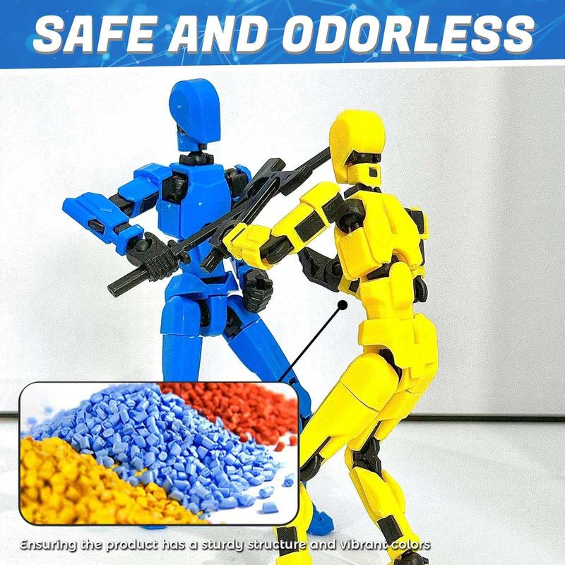 3/4/5 pc Titan 13 Action Figure Set - 2025 New 5pcs Multi-Jointed Robot Figures for Collectors & Decorators - Dynamic Poses & Detailed Design - Perfect for Desktop Decor