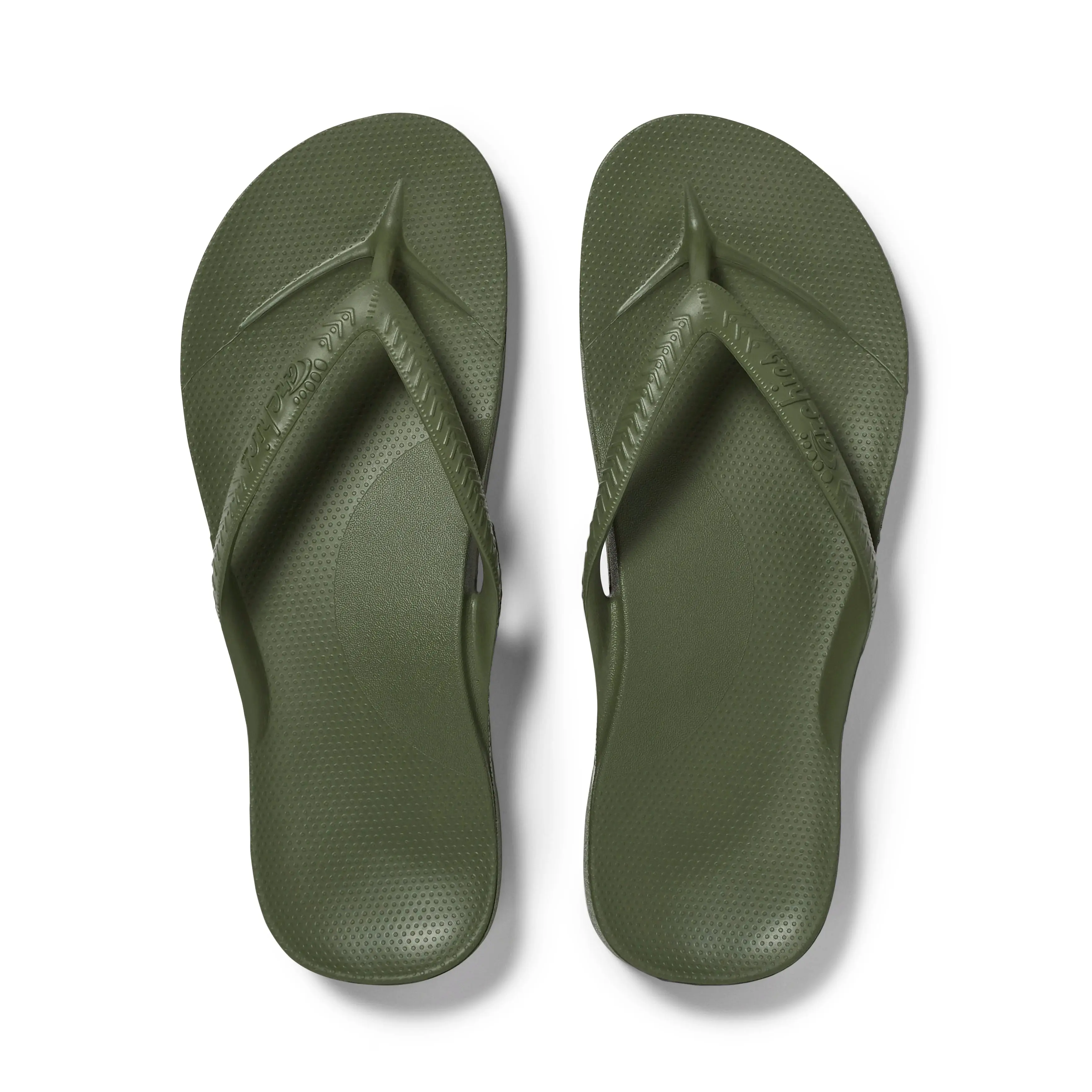 ARCHIES | Olive Arch Support Flip Flops for Men & Women – Orthotic Sandals for Plantar Fasciitis Relief – Lightweight, Cushioning, Shock-Absorbing Slippers, Sandals for Walking, Foot Pain & All-Day Comfort