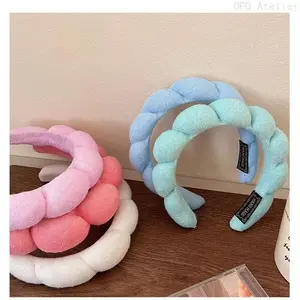 Fashion Soft Sponge Headband for Women, Multifunctional Elastic Hair Band, Comfortable Non-slip Hair Holder for Face Washing, Makeup Removal, Shower, Skincare and Daily Beauty Use, Practical Stylish Hair Accessories for Home Bathroom Daily Use