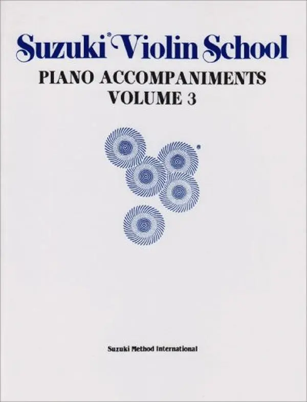 USED Book - Suzuki Violin School Piano Accompaniment Vol.3 (Suzuki Violin School, Piano Accompaniments) (The Suzuki Method Core Materials, Vol 3) by Shinichi Suzuki (Paperback) - english