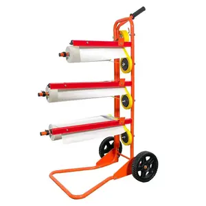 Portable Slimline Masking Paper Machine Dispenser -Stand Holds Multiple Rolls