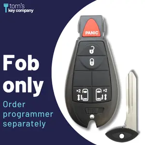 5 Button Chrysler Dodge VW Remote Key Fob (IYZC01C-5B-DD-FOB)