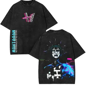 Marathon Gameplay Graphic Tee Washed Tee Game Acid Washed Lightweight Cotton TSHIRT, Gift For Gamer Top Hoodie Kangaroo Pocket