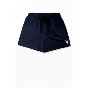 Playboy Men's By Pacsun Logo 5" Swim Trunks