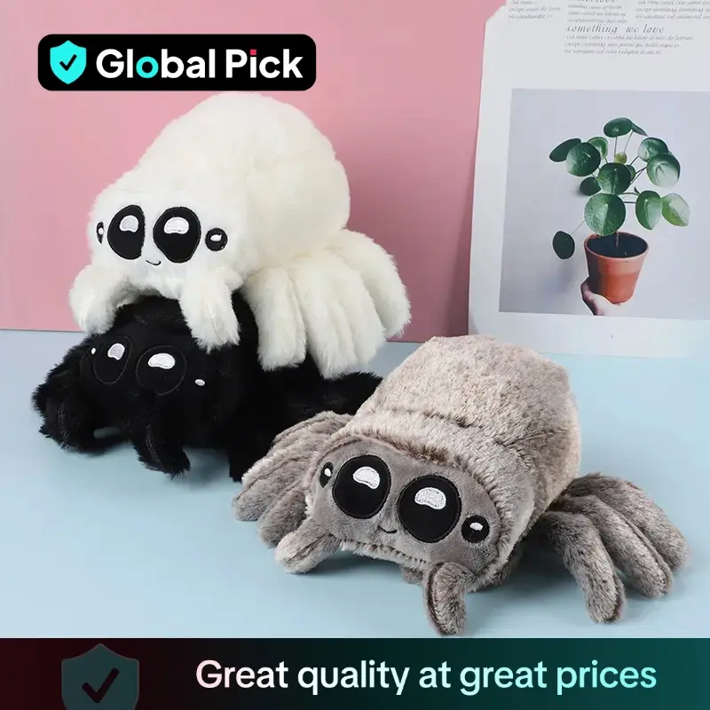 Cute Spider Design Plush Toy Ornament, 1 Count Lovely Soft Plush Toy, Stuffed Toy for Home & Office Decor, Fun Gift for Friends