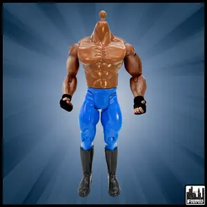 Generic 7 Inch Wrestling Action Figure With African American Body & Pants