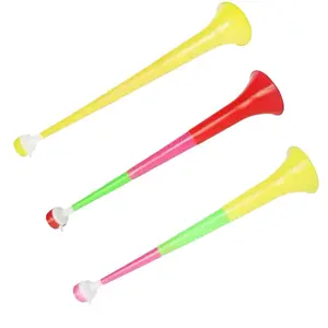 Collapsible Stadium Horn, 22.83 Inch Plastic Vuvuzela Trumpet, Noisemaker for Sports Events, Carnivals, Parties, Fun Noise Maker