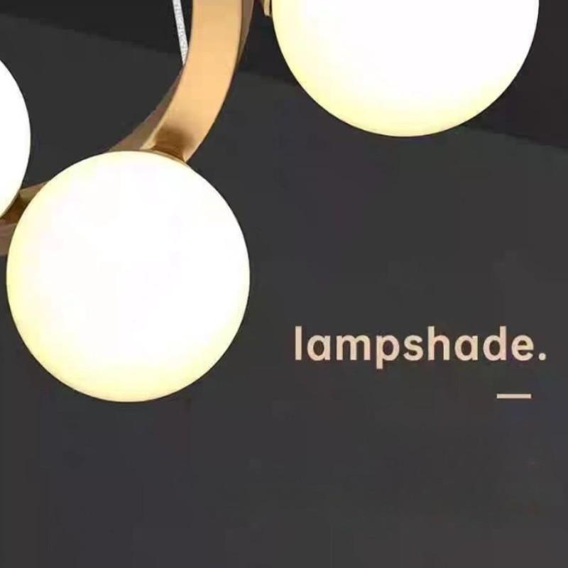 Elegant Glass Globe Light Cover, Diameter 8/15 Cm, DIY Replacement Bulb Not Included, Round Shape, Non-Electric Lighting Fixture