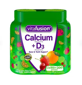 Vitafusion Calcium + D3 Vitamin Gummies 200 ct.