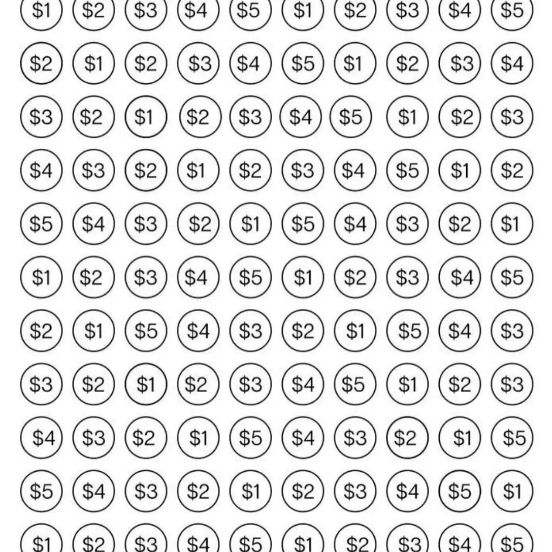 $1-$5 Savings Challenge